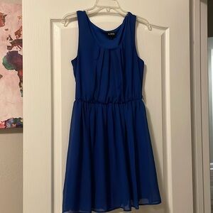 Royal blue dress